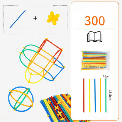 Colorful Children's Construction Rod Kit
