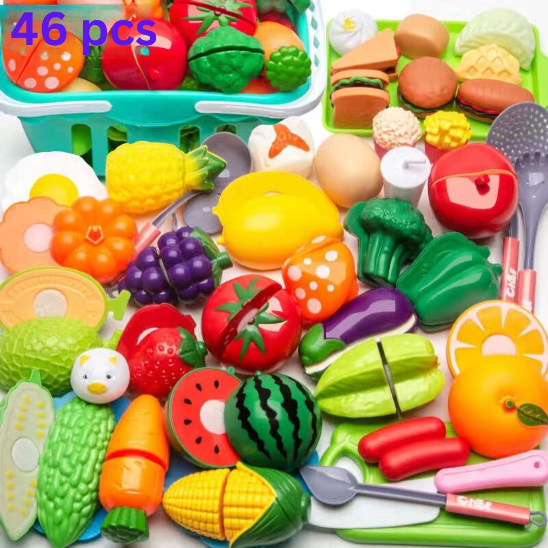 Kitchen Food Play Cutting Set