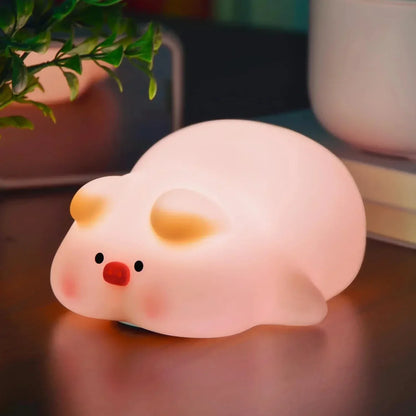 Gentle Kids Night Lamp with Timer and Cute Animal Design