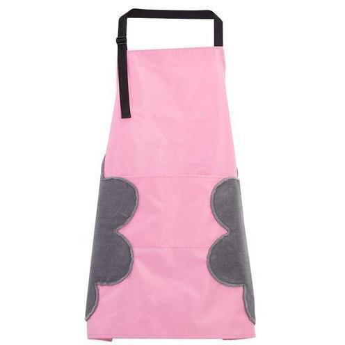 Convenient Cooking Apron with Attached Towels