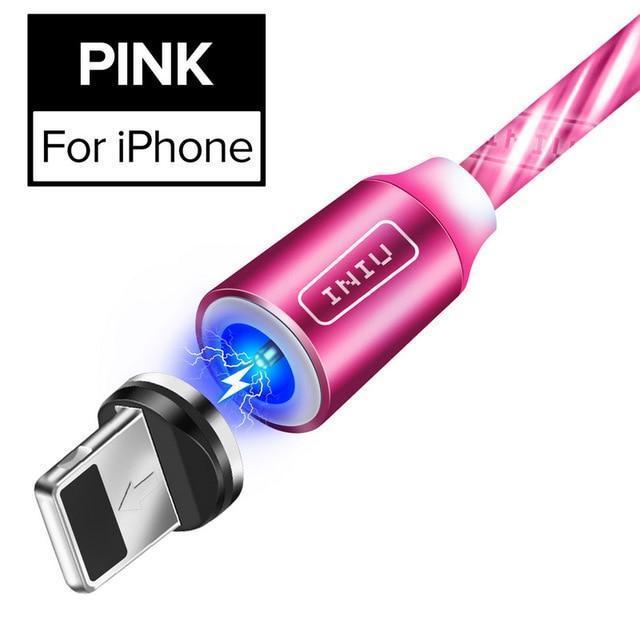 Bright LED Magnetic Phone Charger Cable