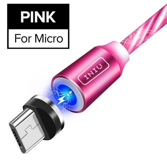 Bright LED Magnetic Phone Charger Cable