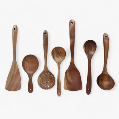 High Quality Wooden Cooking Utensil Set