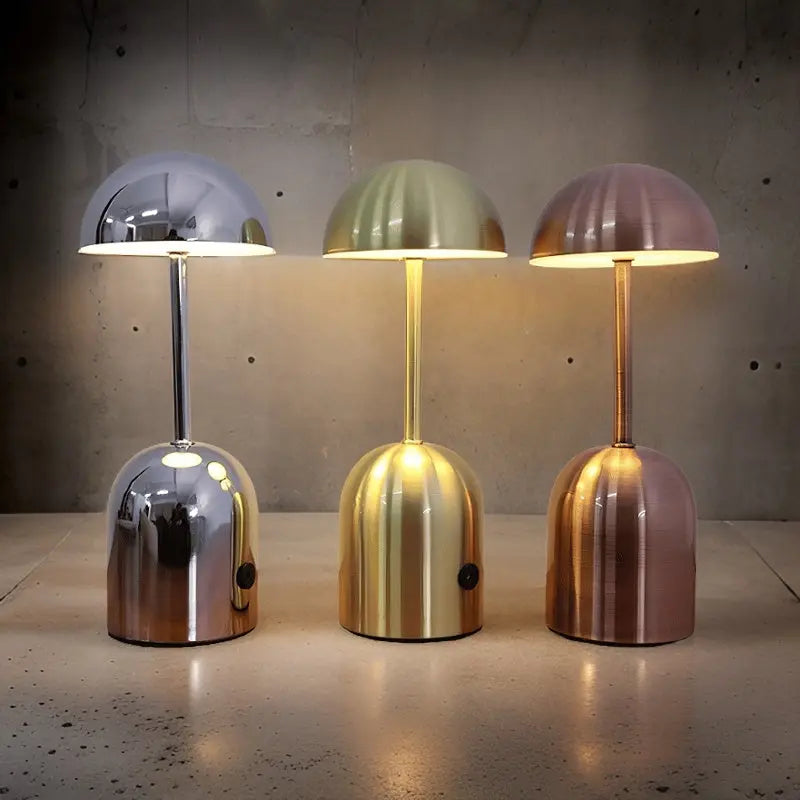 Soft Glow LED Mushroom Table Lamp