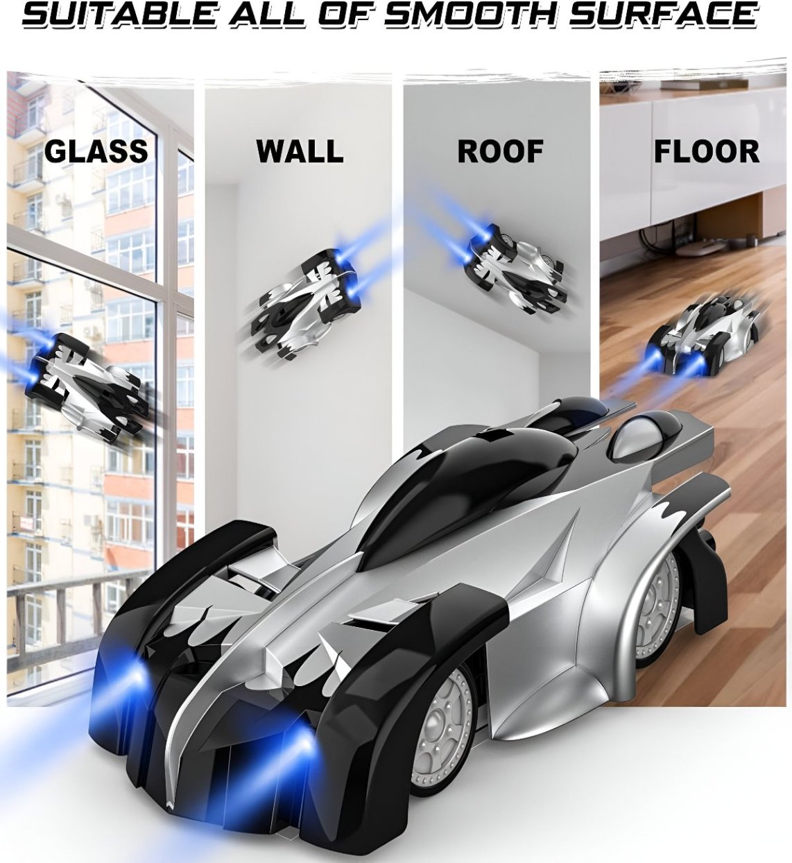 Amazing Remote Control Wall Climbing Car Toy