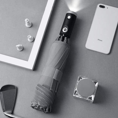Compact Windproof LED Travel Umbrella