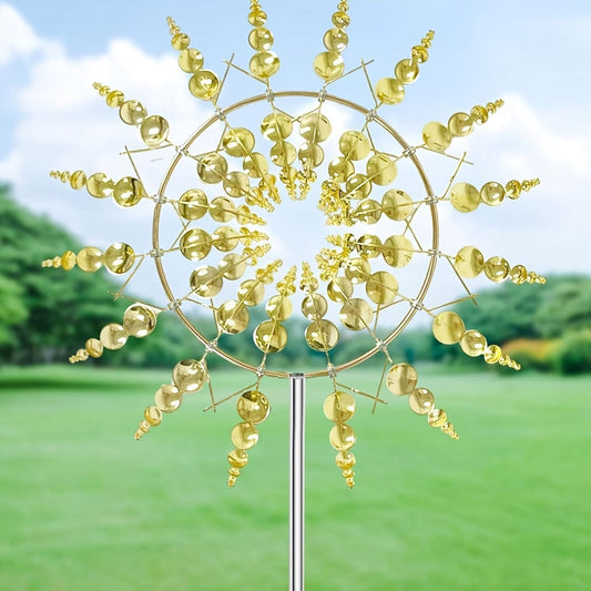 Decorative Metal Outdoor Wind Chime Sculpture - Luxicro