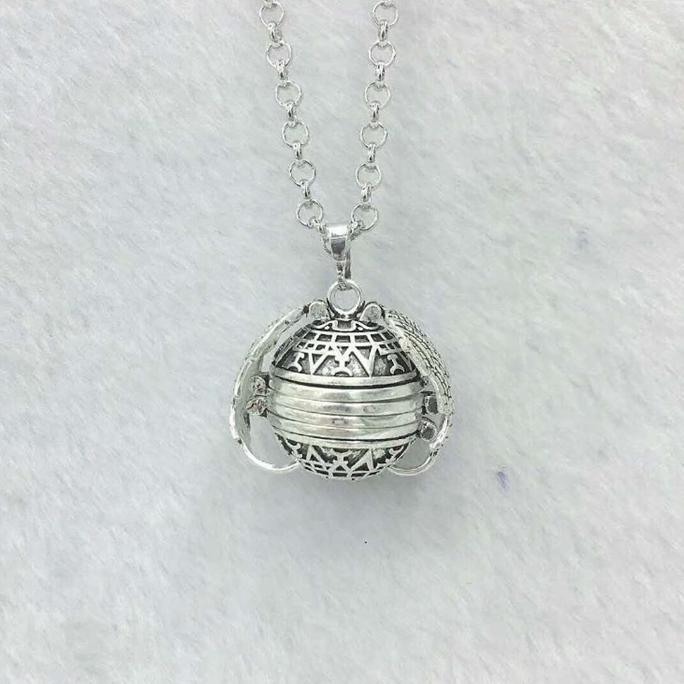 Beautiful Angel Silver Chain Necklace