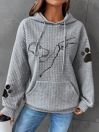 Cozy Women's Hoodie - Soft Loose Fit Sweatshirt