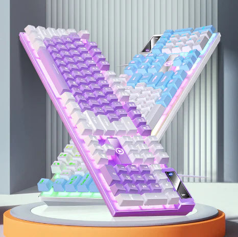 Colorful LED Backlit Gaming Keyboard - Luxicro