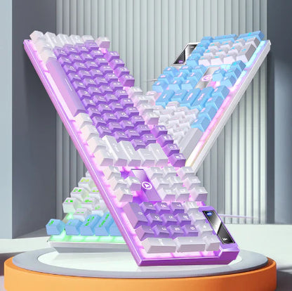Colorful LED Backlit Gaming Keyboard - Luxicro