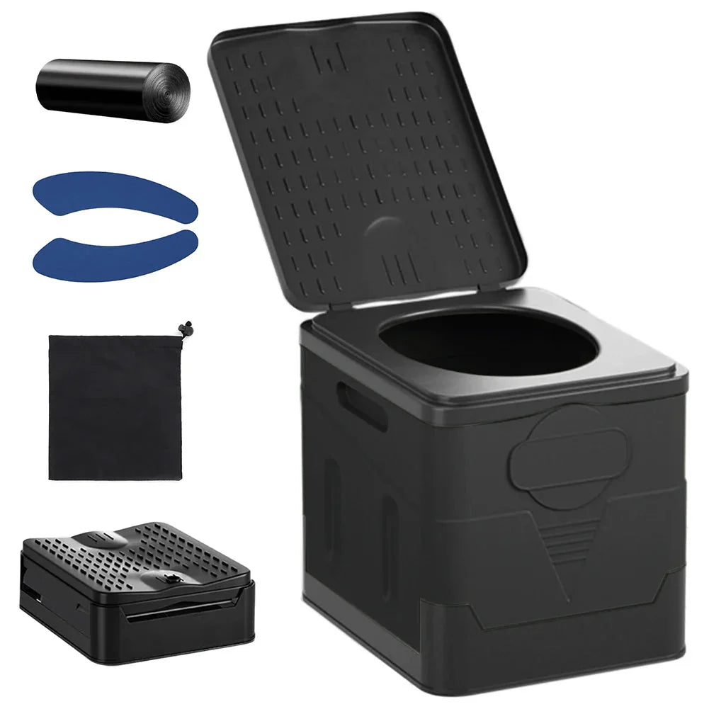Compact Travel Toilet - Portable Camping Loo for Adults