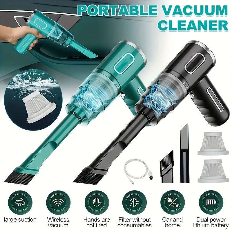 Portable Cordless Hand Vacuum Rechargeable Lightweight Cleaner