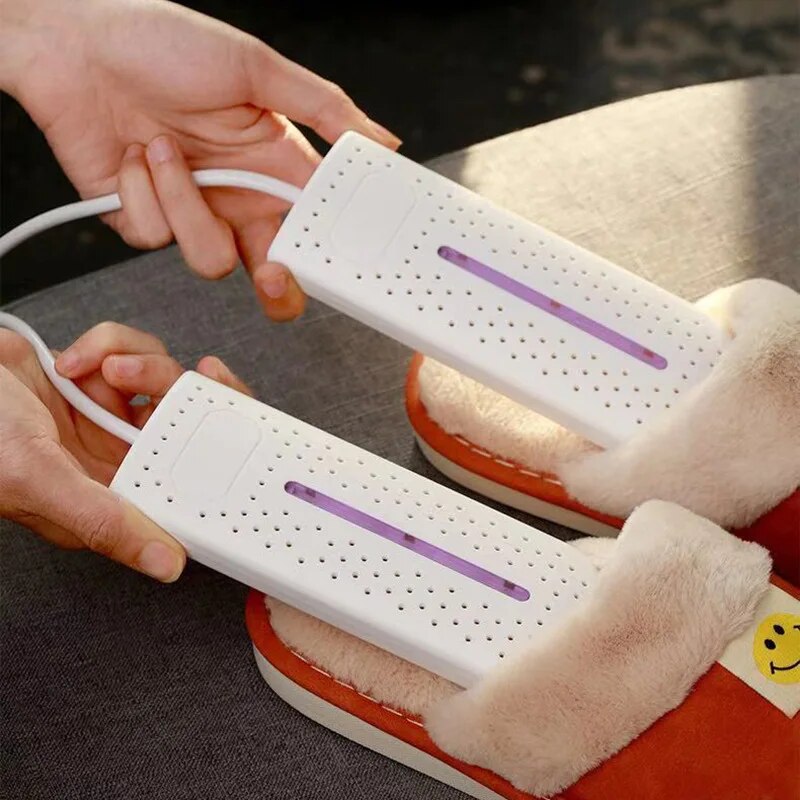 Compact UV Shoe Sanitizer and Dryer