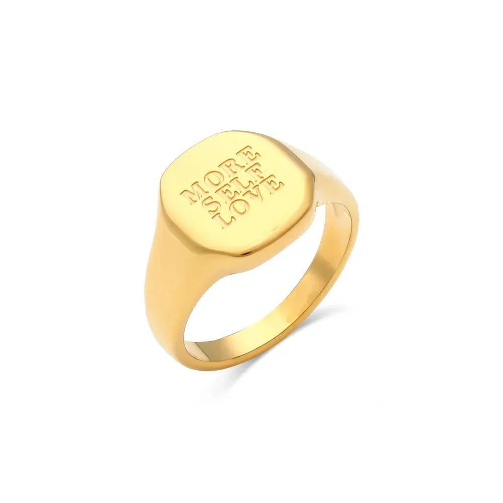 Inspirational Message Personalized Ring Bands