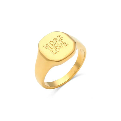 Inspirational Message Personalized Ring Bands