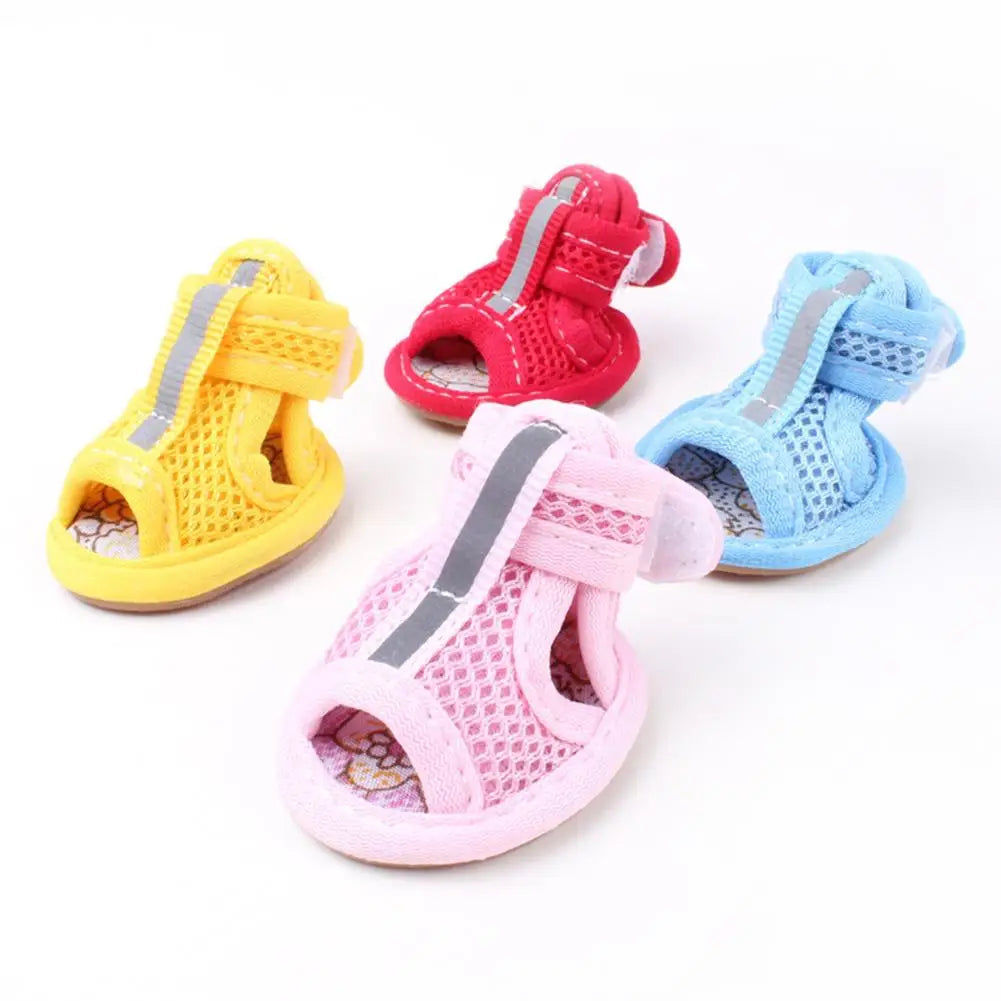 Cool Dog Summer Sneakers - Lightweight Breathable Pet Shoes - Luxicro