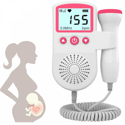 Baby Heartbeat Monitor Fetal Doppler Detector - Luxicro