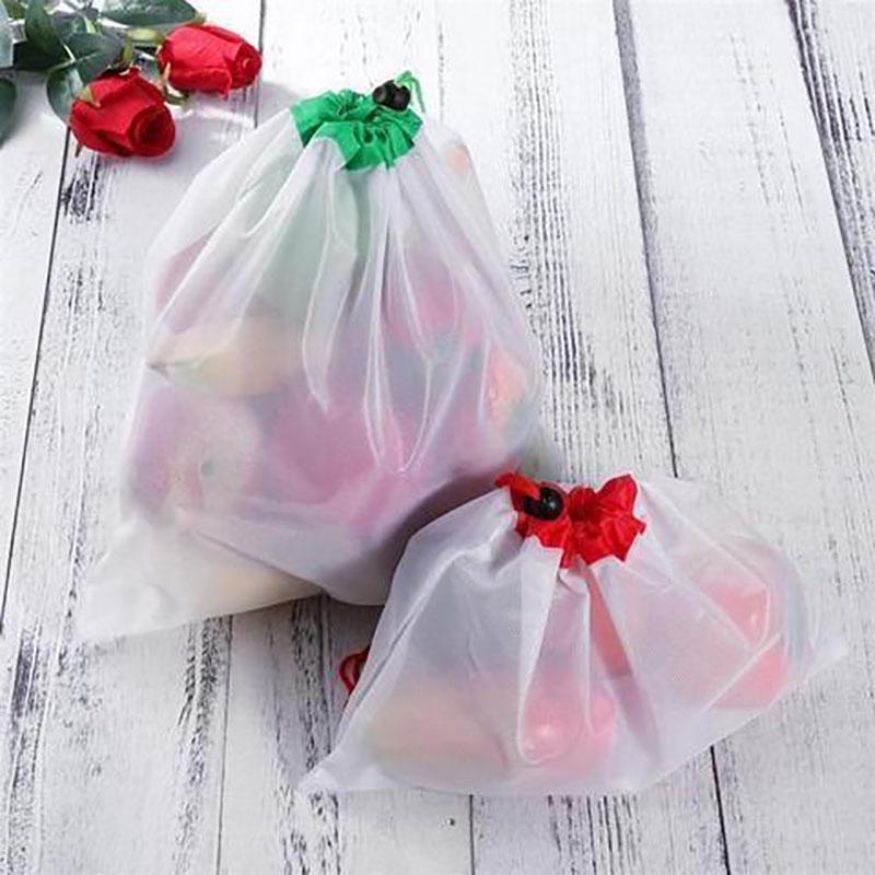 Eco Friendly Reusable Mesh Shopping Bags 12 Pack