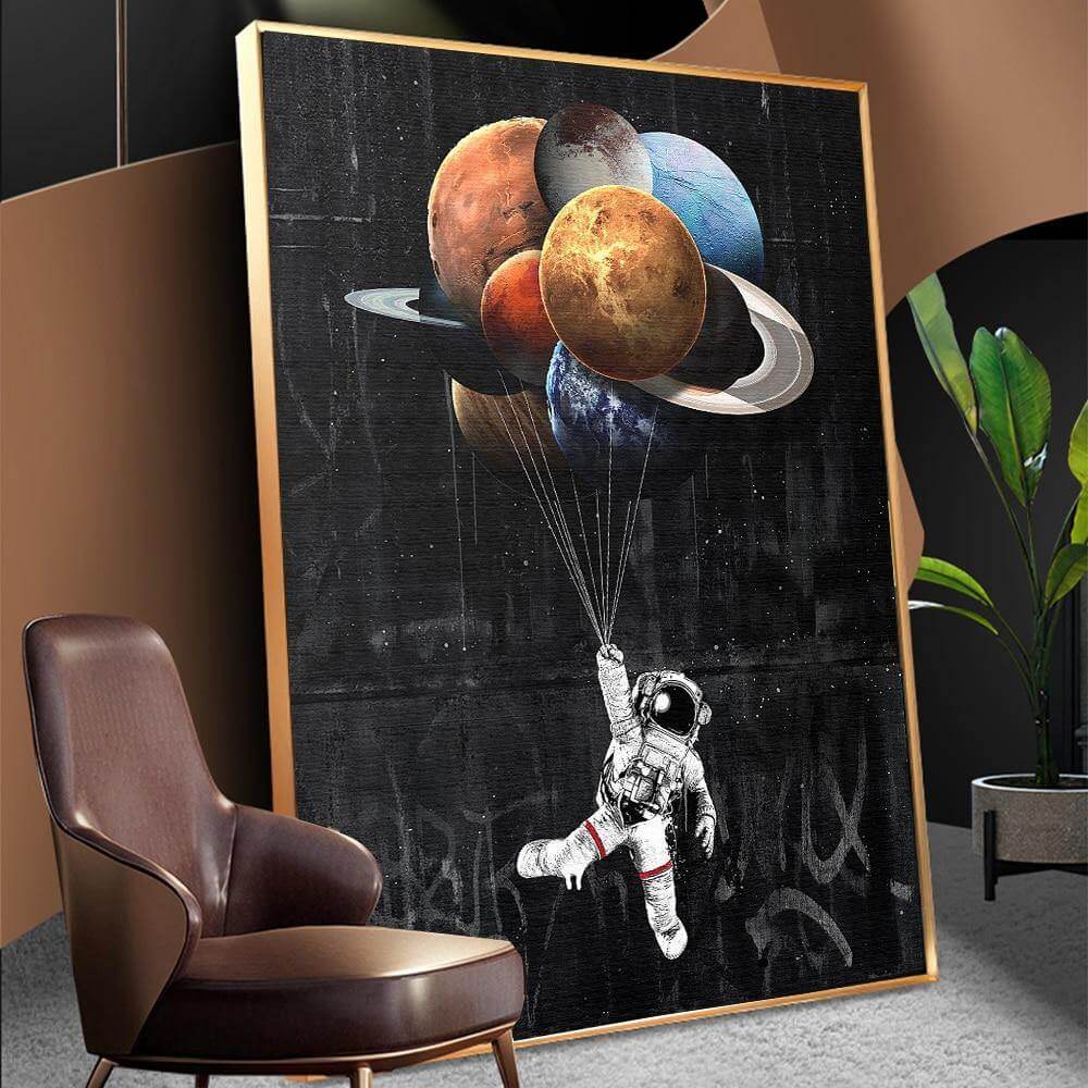 Stunning Space Wall Art Canvas Painting - Luxicro