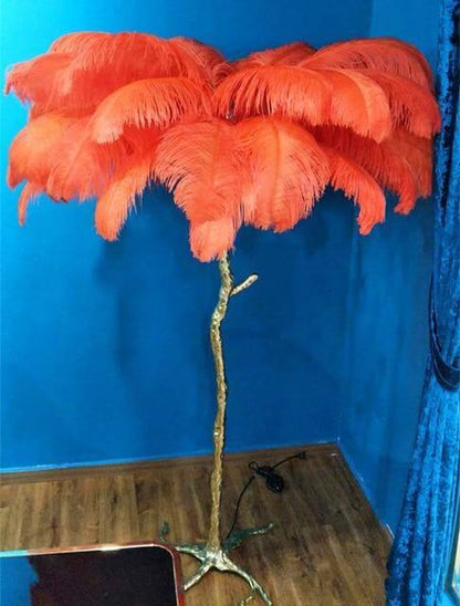 Elegant Wooden Floor Standing Lamp