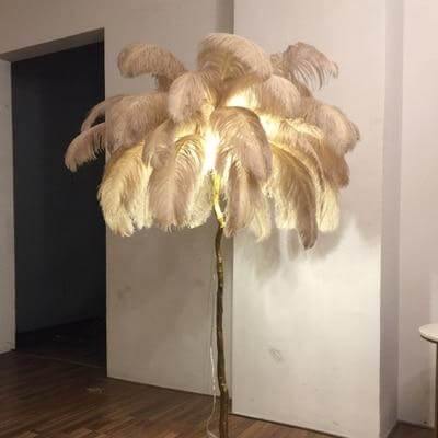 Elegant Wooden Floor Standing Lamp