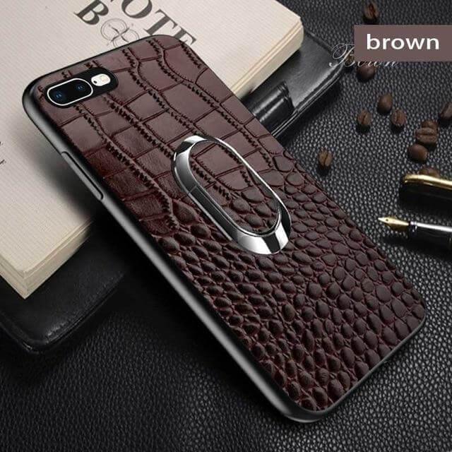Animal Pattern Phone Case with Stand Ring