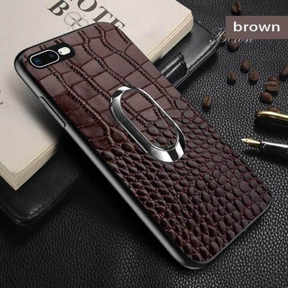 Animal Pattern Phone Case with Stand Ring