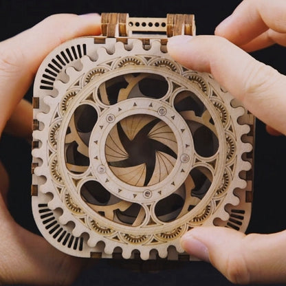 Unique Wooden Puzzle Trinket Box