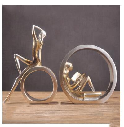 Decorative Miniature Women Figurine Sculptures