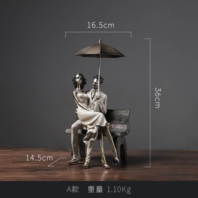 Lovely Pair Home Decor Figurine