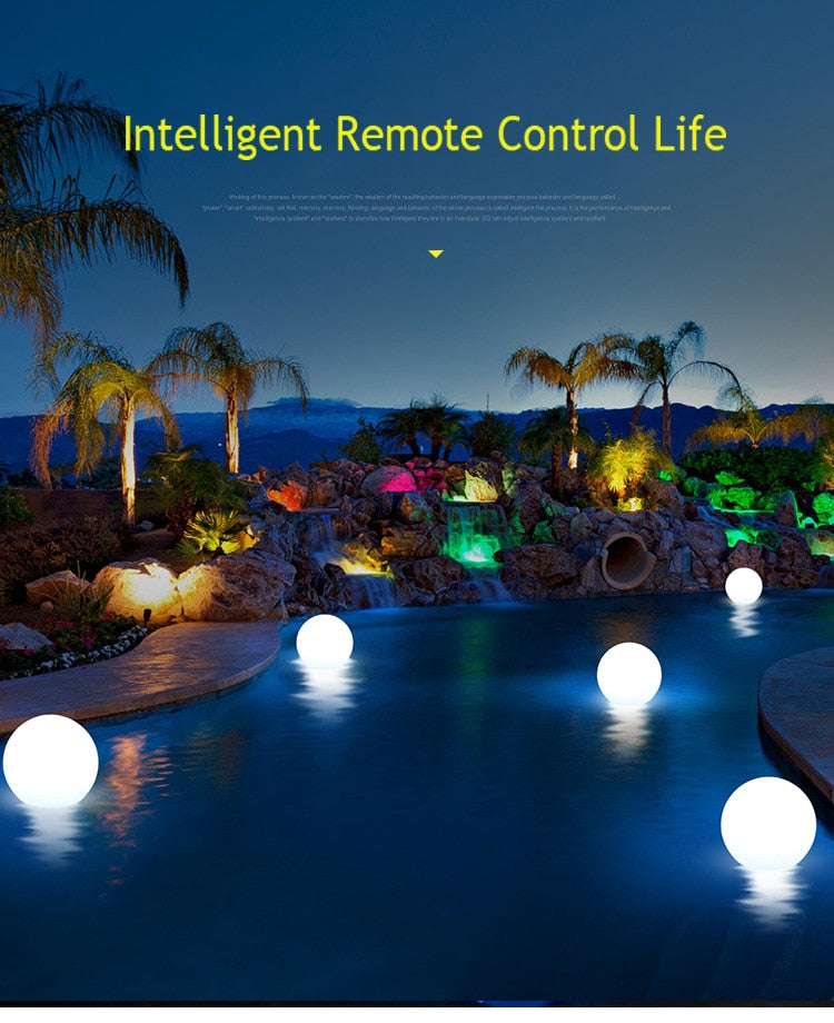 Bright Waterproof Solar Powered Globe Light
