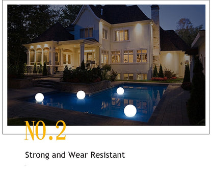 Bright Waterproof Solar Powered Globe Light