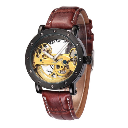 Sleek Transparent Quartz Men's Watch