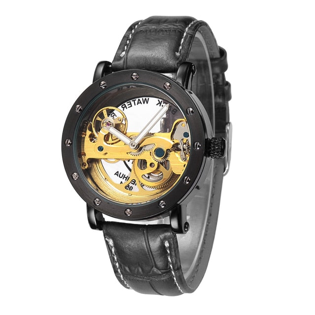 Sleek Transparent Quartz Men's Watch