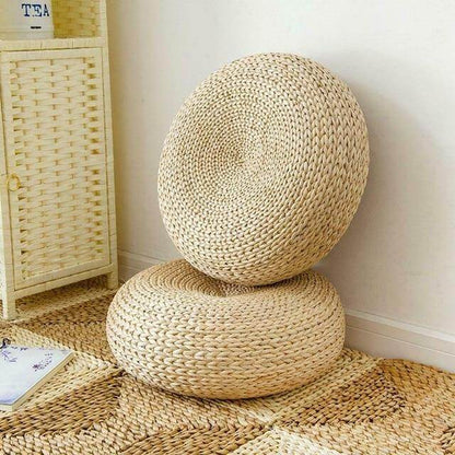 Plush Ottoman Storage Pillow