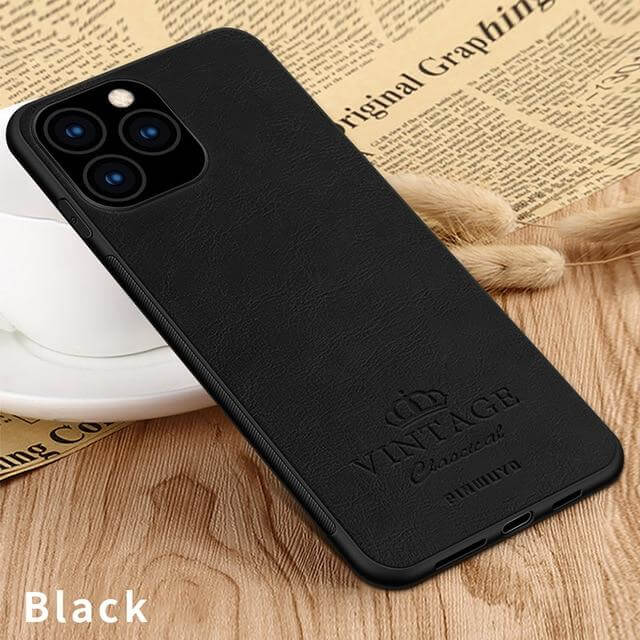 Classic Brown Leather iPhone 11 Case