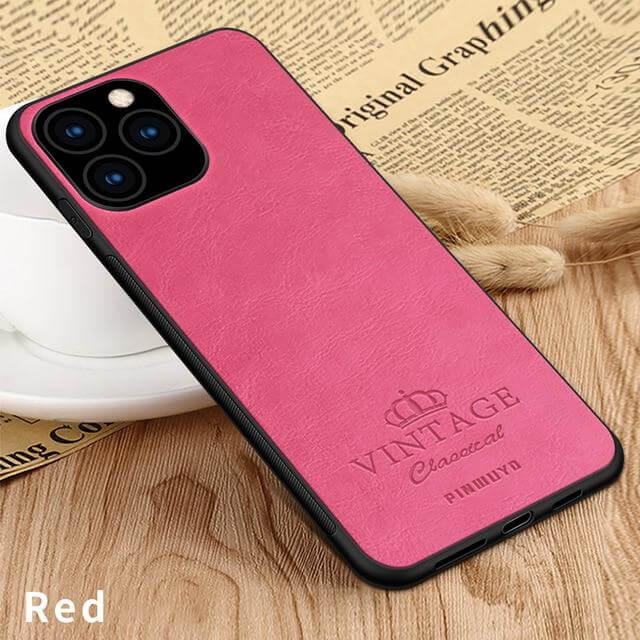 Classic Brown Leather iPhone 11 Case