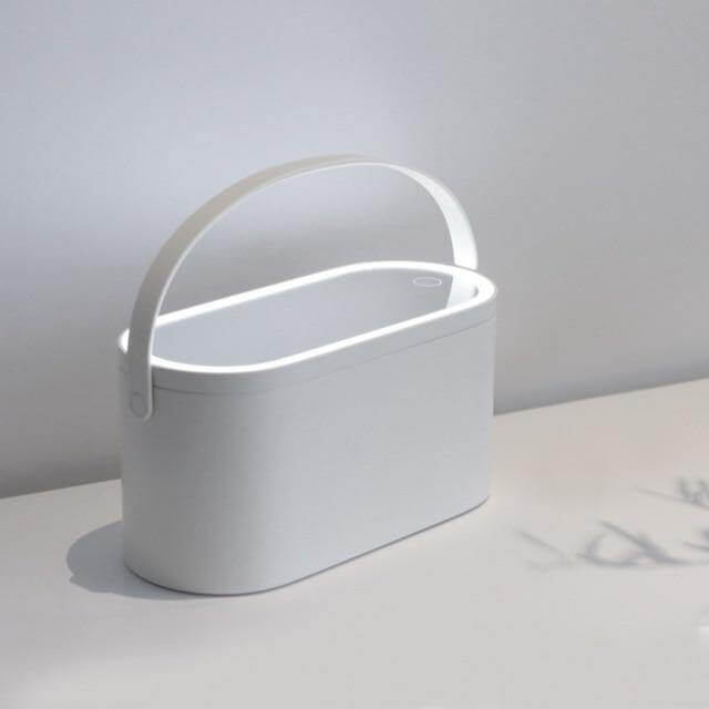 Compact Travel Makeup Case with LED Light