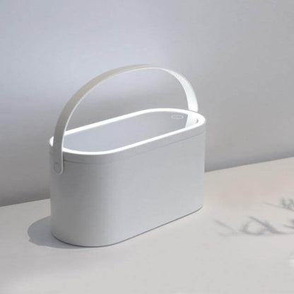 Compact Travel Makeup Case with LED Light
