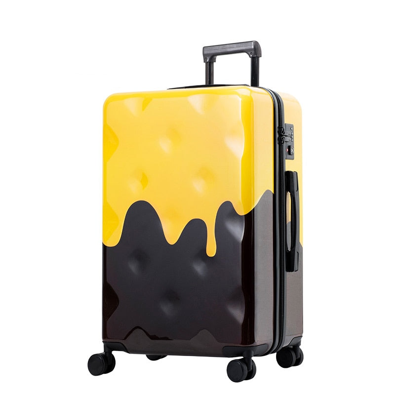 Colorful Pattern Suitcase Travel Bag - Luxicro