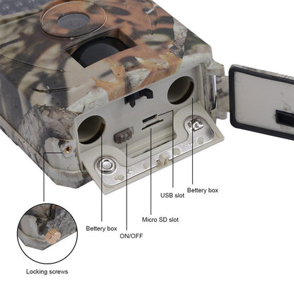Compact Wildlife Camera 12MP HD with Night Vision