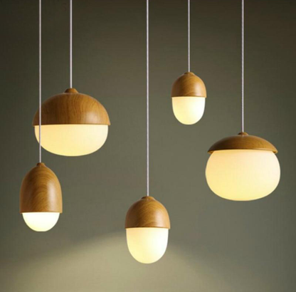 Rustic Wooden Hanging Ceiling Light - Luxicro