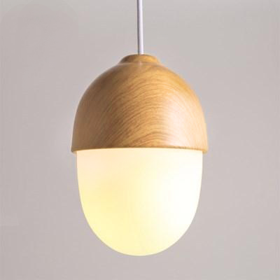 Rustic Wooden Hanging Ceiling Light