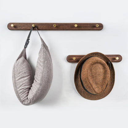 Rustic Wooden Wall Mount Coat Hooks - Luxicro