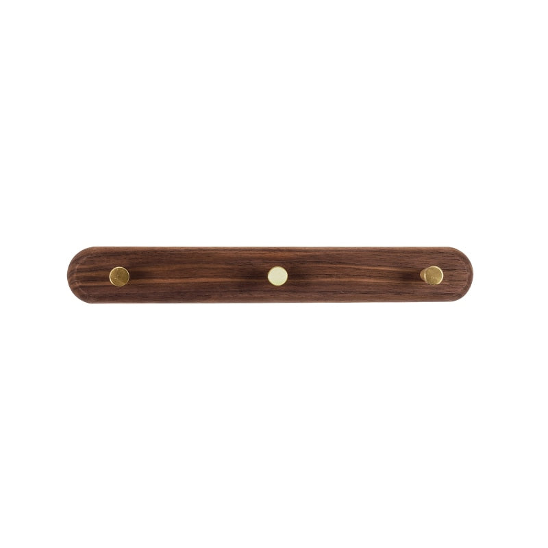 Rustic Wooden Wall Mount Coat Hooks