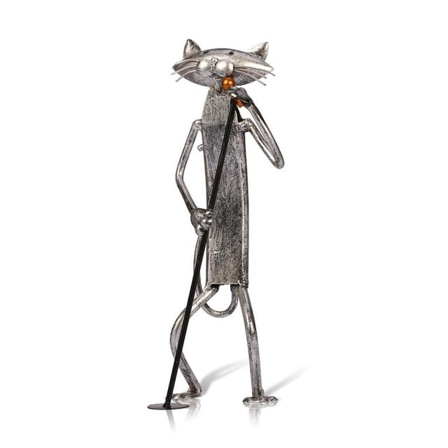 Adorable Kitty Musical Figurine Decor