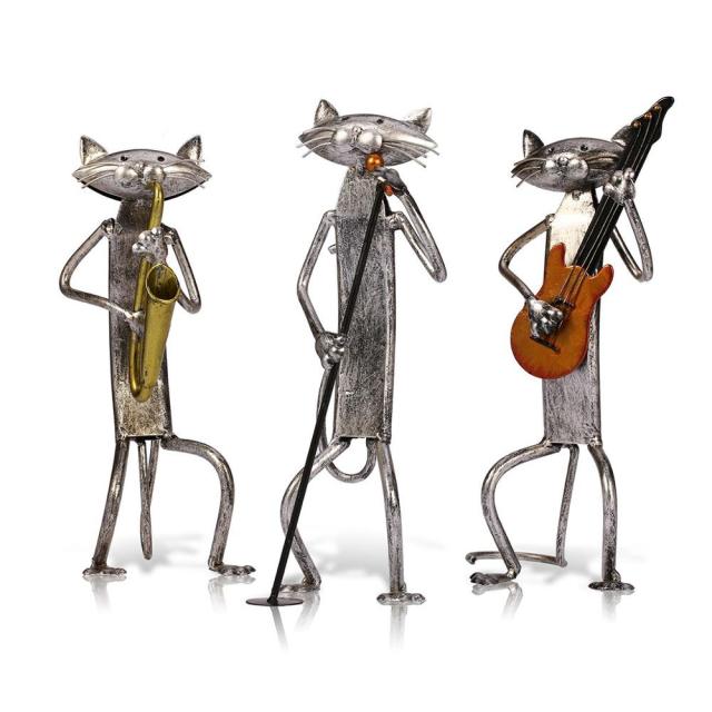Adorable Kitty Musical Figurine Decor