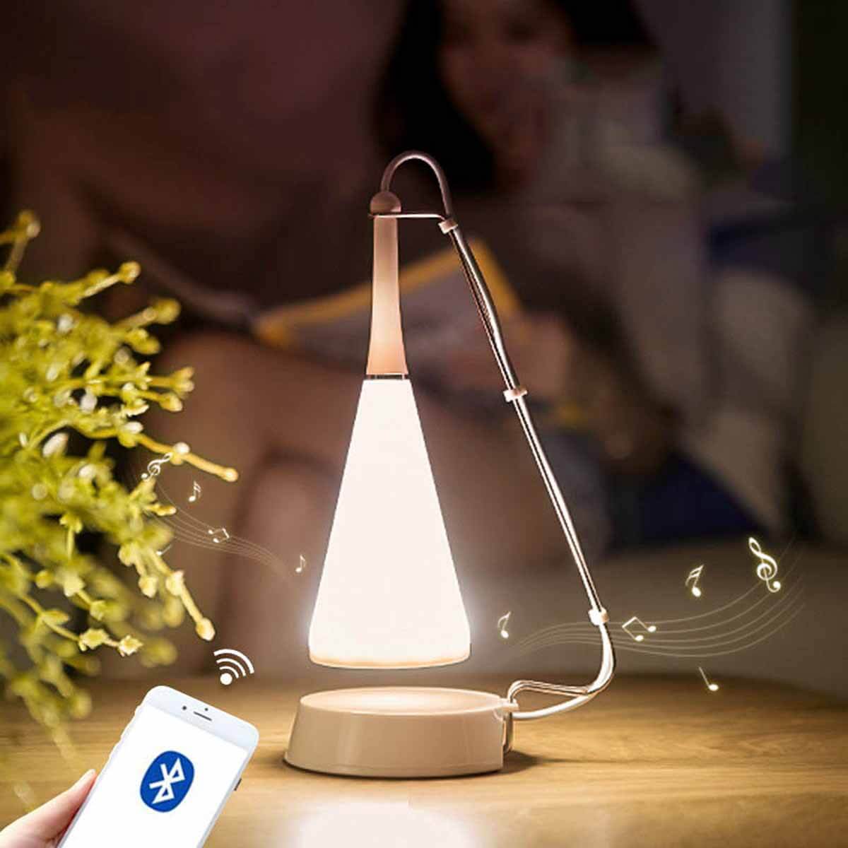 Portable LED Bluetooth Speaker Desk Light - Luxicro