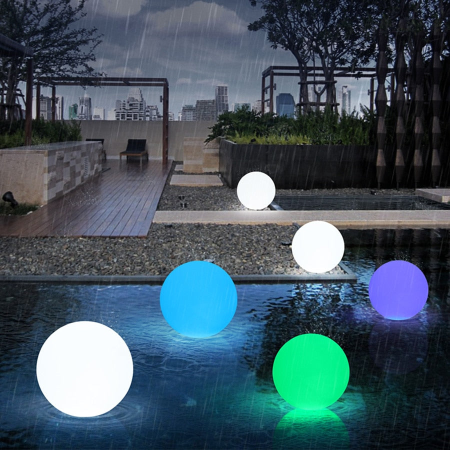 Colorful Outdoor Solar Garden Ball Lamp
